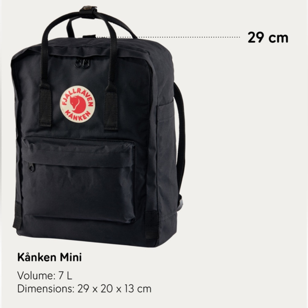 Fjallraven Ox red mini backpack- dry cleaned, barely used, just previously loved
